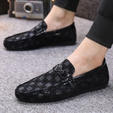 Aidase Topvivi loafers men causal Breathable Comfortable Lightweight Soft slip on Men Shoes gingham Men's Sneakers fashion italian aidase-shop