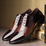 Business Luxury OXford Shoes Men Breathable Leather Shoes Rubber Formal Dress Shoes Male Office Party Wedding Shoes Mocassins ty aidase-shop