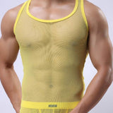 Aidase Men T-shirt Wrestling Mesh Sexy Breathable Singlet Men Shirts For Men Undershirts Gay Body Hombre Roupas Masculinas Solid aidase-shop
