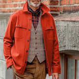 Aidase Fashion Men's Jacket Slim Fit Trend Coat Tops Male Autumn Winter Casual Solid Color Single Breasted Jackets Long Sleeves Outwear aidase-shop