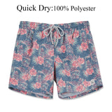 Men's Vintage Swim Shorts Washed Swimwear Beach Board Short with Mesh Lining Men's Holiday Surfing Swimming Trunks aidase-shop