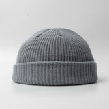 Aidase Fashion Hip Hop Beanie Knitted Hat Men Skullcap Women Winter Warm Brimless Baggy Melon Cap Cuff Docker Fisherman Beanies Hats aidase-shop