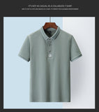 Aidase  Hot Selling New Brand Clothing Men Polo Shirt Mens Business Casual Solid Male Polo Shirt Short Sleeve Breathable Polo Shirts aidase-shop