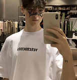 Aidase 2022 Summer Outfits Sticker Vetements Women Men T-Shirts 1:1 High quality Oversize 280g Combed Cotton Vetements Tees Vetements T shirt aidase-shop
