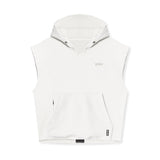 Men's Tank Top Solid Color Sleeveless Hoodie Loose  Casual Versatile Gym Vest aidase-shop