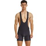 Men's Bodybuilding Tank Tops Jumpsuit Fitness Bodysuit Wrestling Singlet Men One-piece Vest Shapers aidase-shop
