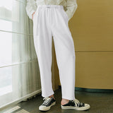 Aidase Fashion Men Pants Joggers Streetwear  Loose Pockets Korean Casual Trousers Men Lace Up Solid Color Leisure Pants 5XL aidase-shop