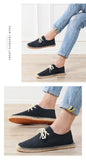 Aidase New Fashion Loafers Men Flats Brand Canvas Shoes Flat Male Lazy Shoes Mens Casual Shoes Black Beige Blue Big Size 45 A4829 aidase-shop