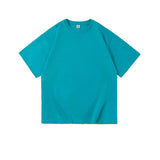 Summer Man T-shirts Short Sleeve Solid Color Casual Oversized T Shirt Men Harajuku Hip Hop Cotton Men's Clothing Tops Tee aidase-shop