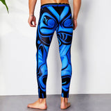 Colorful Compression Pants Men's Sports Running Tights Basketball Gym Bodybuilding Skinny Leggings Trousers aidase-shop