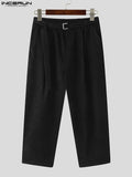 Aidase Fashion Men Pants Joggers Streetwear  Loose Pockets Korean Casual Trousers Men Lace Up Solid Color Leisure Pants 5XL aidase-shop