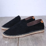 Classics Vintage Style Sneakers Summer New Casual Shoes for Men Flat Espadrilles Man Wear-resistant Shoes Weave Large Size 46 47 aidase-shop