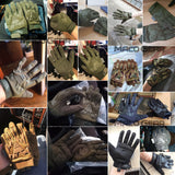 Tactical Gloves Camo Military Army Cycling Glove Sport Climbing Paintball Shooting Hunting Riding Ski Full Finger Mittens Men aidase-shop