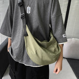 Aidase Men's and women's shoulder bag leisure student bag high quality Oxford women's crossbody bag waterproof outdoor fitness bag aidase-shop