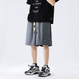 Shorts Men's Summer Thin Straight Tube Loose Slim Fitting Ice Quick Drying Five Points Sports Pants Streetwear Shorts aidase-shop