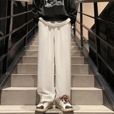 New Men Wide Leg Pants Spring Korean Style Suit Trousers For Male Straight Solid Color Fashion Basic Unisex 5XL Pant aidase-shop