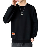 Aidase  Autumn Winter Crew Sweatshirt Men Fashion Clothing Long Sleeve Shirts Warm Fleece Sweatshirt Casual Clothes Men aidase-shop