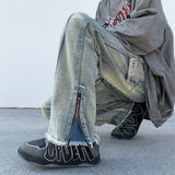 Spring New High Street Men Jeans Harajuku Fashion Design Oversized Denim Pants For Male  Hip Hop Casual 5XL Trousers