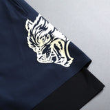 New Street Fashion Shorts Men's 2 in 1 Double Layer Cotton Casual Style Fitness Jogging Workout Men's Gym Black Sport Short aidase-shop