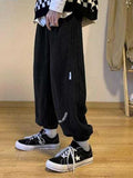 Polar Fleece Pants Men Women's Autumn Winter Thicken Warm Sports Sweatpants Korean Trend Wild Lamb Wool Casual Trousers aidase-shop