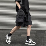 Summer New Cargo Shorts Men Multi-Pockets Shorts Hip Hop Streetwear Baggy Jogger Shorts Male Casual Beach Quick Dry Short Pants aidase-shop