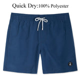 Mens Swimwear Solid Swim Trunks Summer Beach Board Shorts with Pockets Quick Dry Mens Running Surfing Swimming Shorts aidase-shop