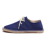 Aidase New Fashion Loafers Men Flats Brand Canvas Shoes Flat Male Lazy Shoes Mens Casual Shoes Black Beige Blue Big Size 45 A4829 aidase-shop