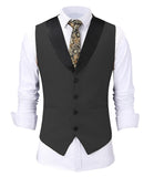 Aidase Casual Men's Beige Vest Jacket Slim Fit Prom Burgundy Tuxedos Blazer Champagne Suits Waistcoat For Wedding Best Man Grooms aidase-shop