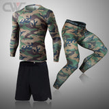 Aidase  High-Quality Camouflage Clothing Compression Tights 3-piece Suit Men's Quick-Drying Fitness Sports Suit Jogging Pants Men's Suit aidase-shop