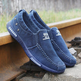 Aidase  Canvas Men Shoes Denim Lace-Up Men Casual Shoes Plimsolls Breathable Male Footwear Spring Autumn Sneakers  2019 New aidase-shop