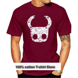 Aidase Men T-Shirts The Hollow Knight Vintage Cotton Tees Short Sleeve Skull Video Game T Shirts Round Collar Tops 4XL 5XL aidase-shop