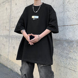 Summer New Spicy Boy Short Sleeve Metal Clip Design High Street T-shirt Japanese Style Y2k Tops Harajuku Loose Casual Tees aidase-shop