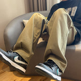 M-5XL Cargo Pants Men Fashion 3 Colors Casual Wide Leg Pants Men Streetwear Loose Hip Hop Pocket Straight Pants Mens Trousers aidase-shop