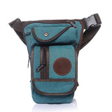 Aidase High Quality Men's Canvas Drop Leg Bag Military Motorcycle Multi-purpose Messenger Shoulder Bags Belt Hip Bum Waist Fanny Pack aidase-shop