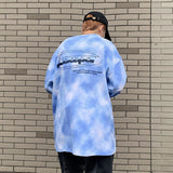 Tie Dyed Long Sleeve Men's T-shirt Oversized Harajuku Round Neck Pullovers For Male Casual Korean Basic Unisex Clothing aidase-shop