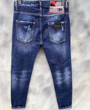 Aidase  Men Ripped Skinny Denim Jeans Luxury Brand Dsq2 Street Wear Fit Jeans Pants Quality Men Holes Stretch Denim Pants Casual Jeans aidase-shop