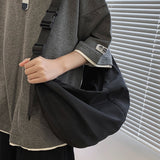 Aidase Men's and women's shoulder bag leisure student bag high quality Oxford women's crossbody bag waterproof outdoor fitness bag aidase-shop