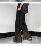 Summer New Japanese Style Baggy Slim Pants Mens Tall Light Thin  Ice Silk Casual Pant Male Harajuku Trend Trousers aidase-shop