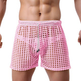 Aidase Pajamas For Men Sexy Pijama Hombre See Through Ropa Interior Sleepwear Underwear Men Home Lounge Pajamas Sleep Shorts Underpants aidase-shop