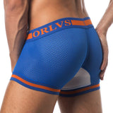 ORLVS Sexy Men Boxers Comfortable Underwear Mesh Breathable Nylon Male Panties Cueca Tanga Men Boxershorts Solid Shorts Boxers