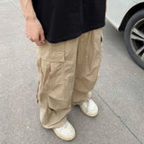 American Style Casual Cargo Pants Men Multi Pocket Loose Quick Drying Waterproof Trousers Male Streetwear Parachute Pants aidase-shop