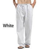 Aidase  Linen Wide Men Pants New Korean Trousers Oversize Linens Streetwear Male Spring Summer Yoga Pants Casual Men Clothing Sweatpants aidase-shop