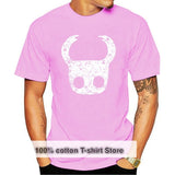 Aidase Men T-Shirts The Hollow Knight Vintage Cotton Tees Short Sleeve Skull Video Game T Shirts Round Collar Tops 4XL 5XL aidase-shop