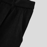 Aidase Fashion Men Pants Joggers Streetwear  Loose Pockets Korean Casual Trousers Men Lace Up Solid Color Leisure Pants 5XL aidase-shop