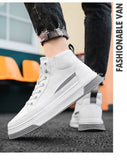 High-top Comfortable Skid Plate Shoes  Autumn New Men's Casual Shoes High-quality Fashion Lightweight Breathable Men's Boots aidase-shop