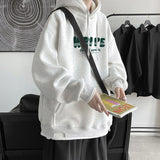 Autumn New Foaming Printing Fake Two Pieces Hoodies Men Fashion Unisex Casual Loose Pullovers Streetwear Male Sweatshirts aidase-shop