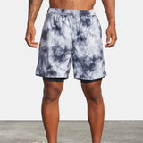 European Size Summer 2 in 1 Athletic Shorts Men's Training Quick Dry Breathable Stretch Shorts Elastic Waist Casual Pants aidase-shop