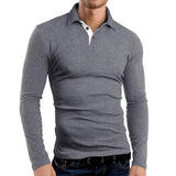 Aidase Solid Color Turn-down Collar Men Shirt Soft Leisure Long Sleeve Autumn Shirt All Match Formal Quick Dry Men Shirt	for Work aidase-shop