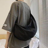 Aidase Men's and women's shoulder bag leisure student bag high quality Oxford women's crossbody bag waterproof outdoor fitness bag aidase-shop