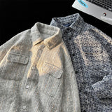 Spring New Vintage Men Stripe Jackets Korean Streetwear Casual Man Coats Fashion Unisex Hip Hop Loose Jacket aidase-shop